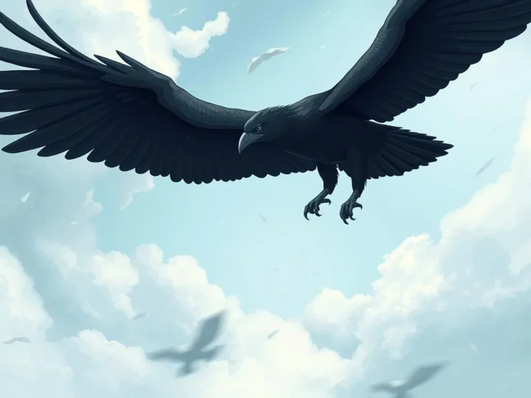 Significado del Sueño del Gran Pájaro Negro: Simbolismo y Mensajes Ocultos