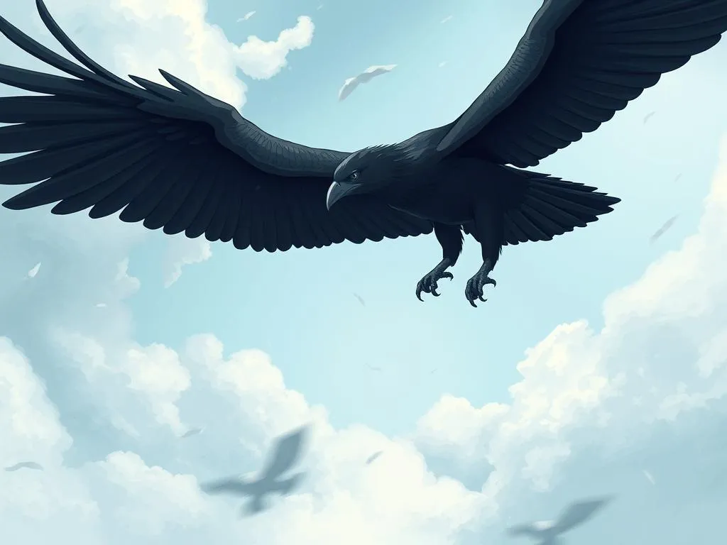 gran pajaro negro suenos significado