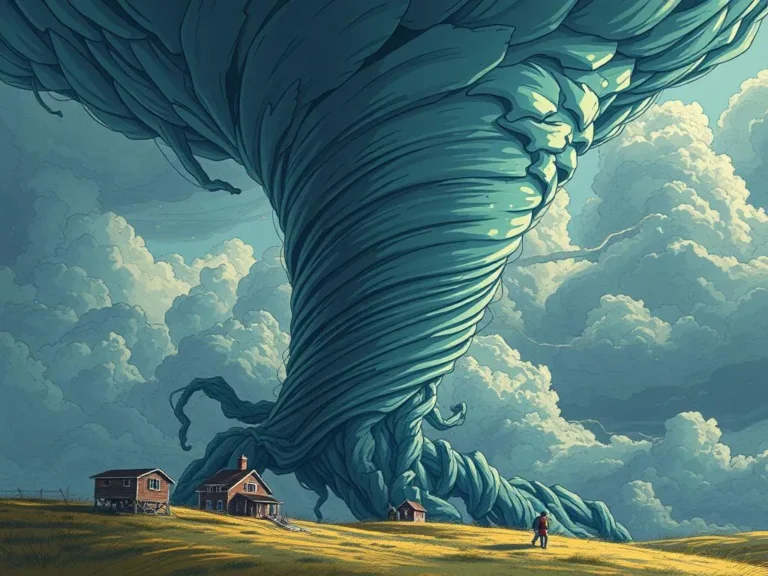 El Significado Espiritual y Psicológico de Soñar con un Gran Tornado