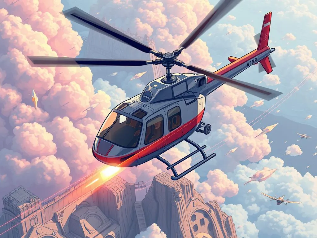 helicopter desorden flujo sonar significado