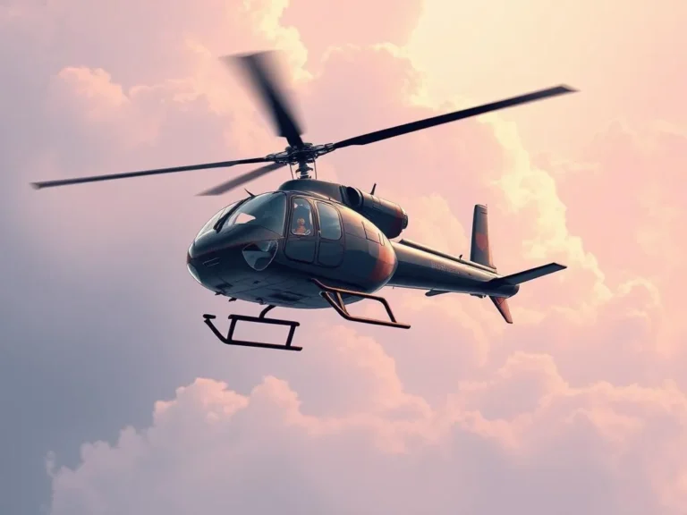 Significado del Sueño del Helicóptero Negro: Interpretaciones y Mensajes Ocultos