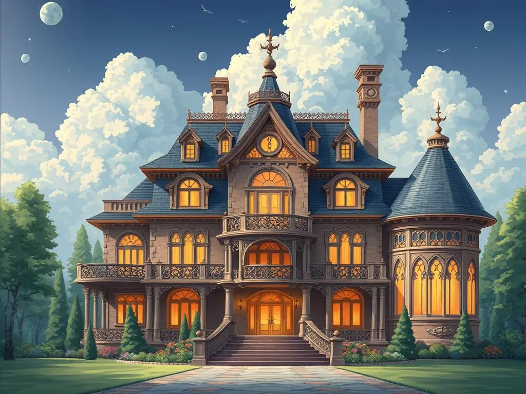 hermosa mansion suenos significado