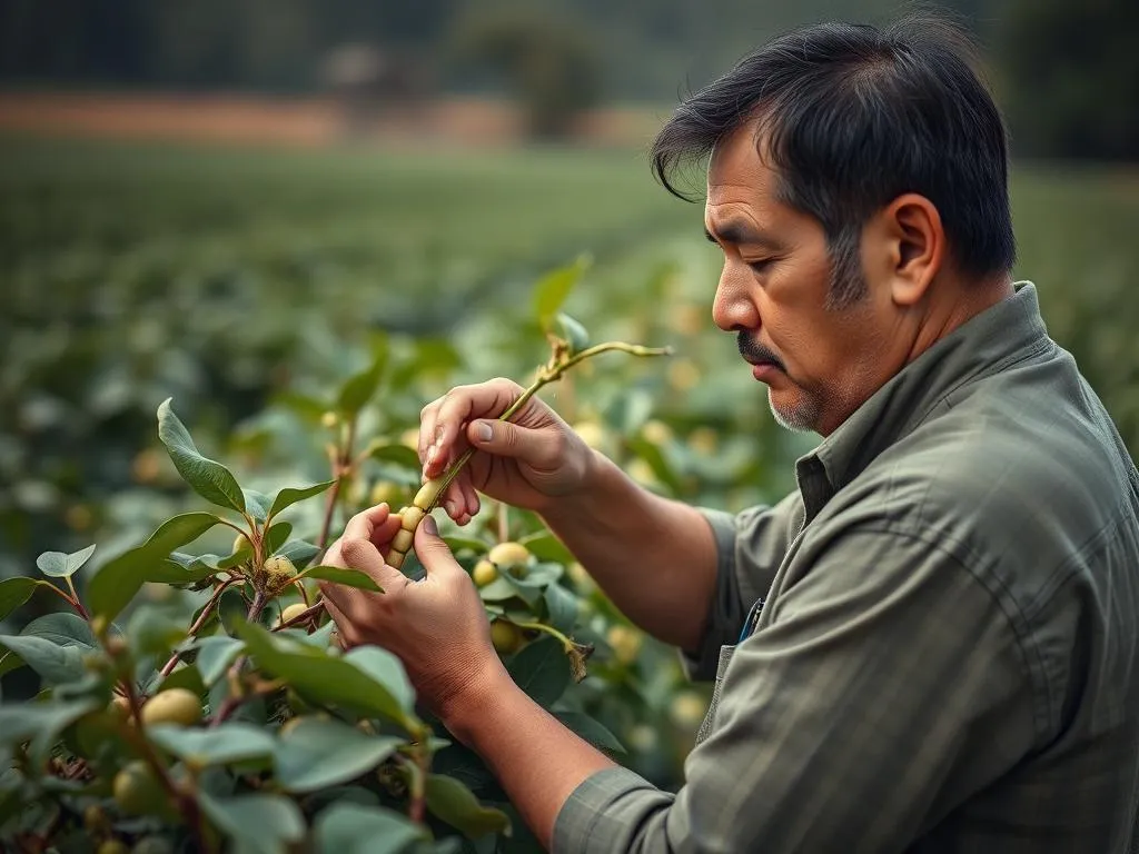 Significado del Sueño de un Hombre Recogiendo Frijoles
