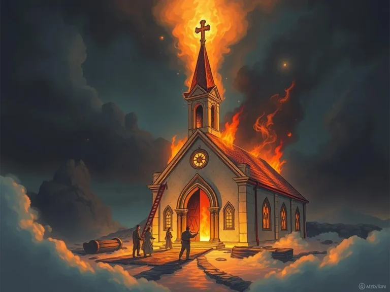 Significado del Sueño Hebreo de una Iglesia en Llama: Interpretaciones y Simbolismo Espiritual