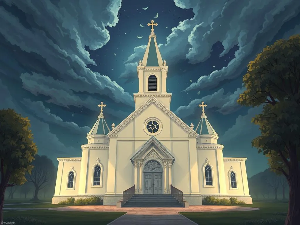 iglesia blanca suenos significado