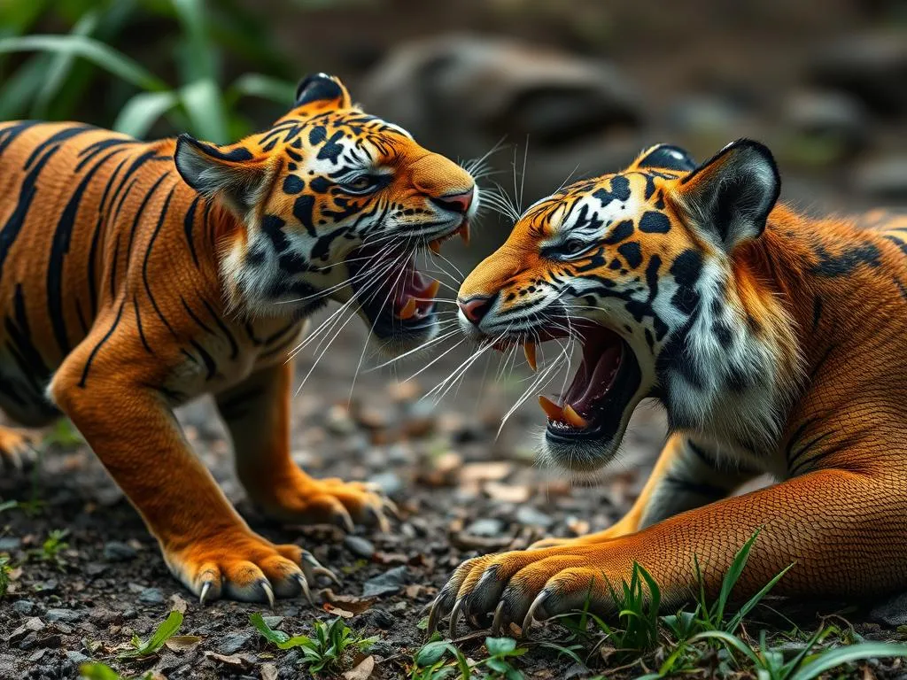 Significado del sueño de un lagarto atacando a un tigre