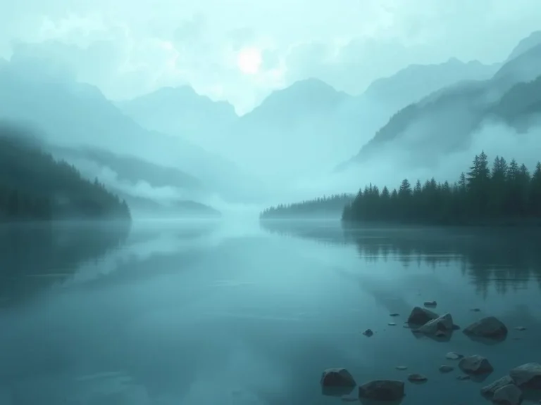 Significado Espiritual y Psicológico del Sueño del Lago Brumoso