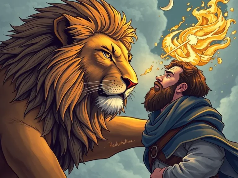 Significado del sueño de un león transformándose en hombre: Un viaje de poder y autodescubrimiento