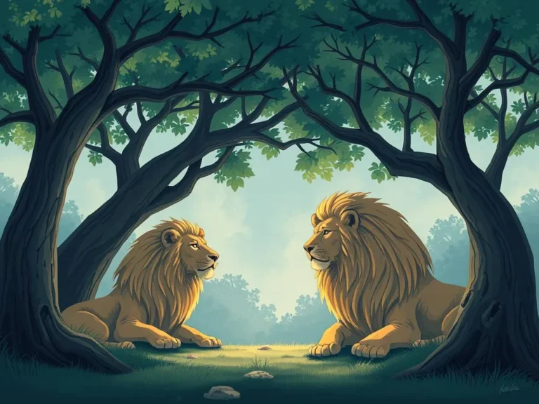 Significado del Sueño de Leones Bajo los Árboles: Interpretaciones y Simbolismos