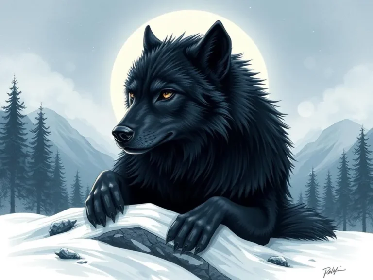 Significado Profundo de los Sueños con Lobos Negros: Interpretaciones y Simbolismo