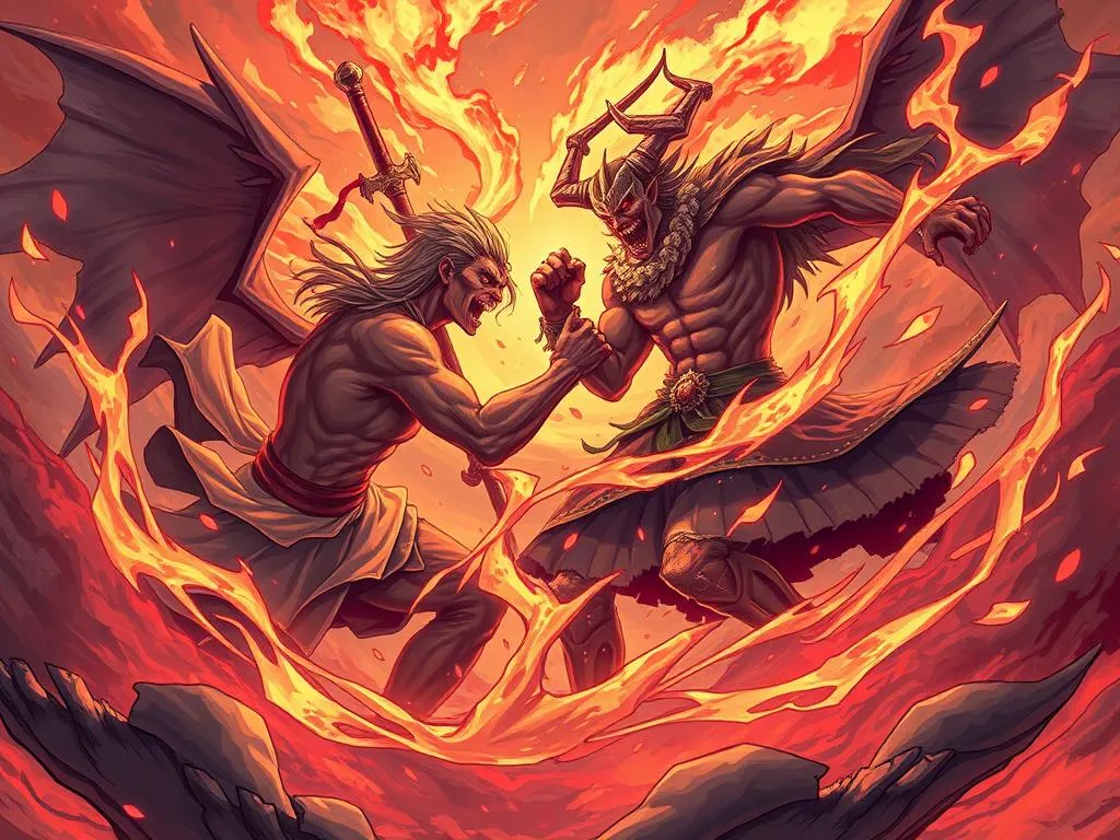 luchando con espiritu maligno significado