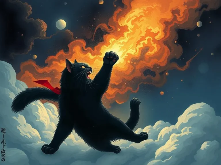 Luchando con el Significado de Soñar con un Gato Negro: Interpretaciones y Simbolismos