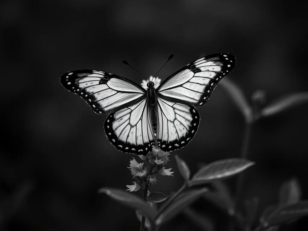 Significado del Sueño de Mariposa Negra y Blanca