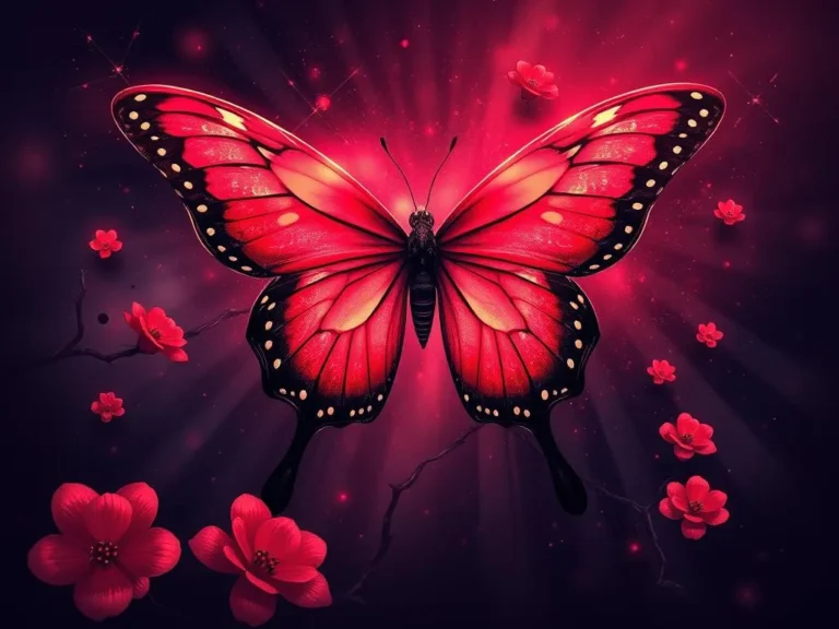 Significado del Sueño de la Mariposa Roja: Un Viaje de Transformación y Esperanza