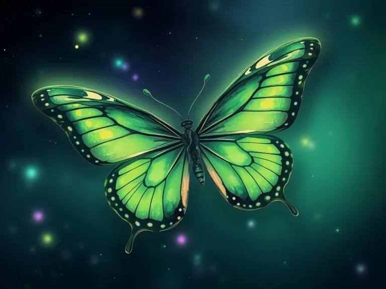El Significado Espiritual y Simbólico del Sueño con Mariposa Verde