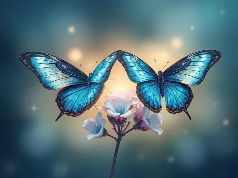 Significado de los sueños con mariposas azules: Un viaje a la transformación y la espiritualidad