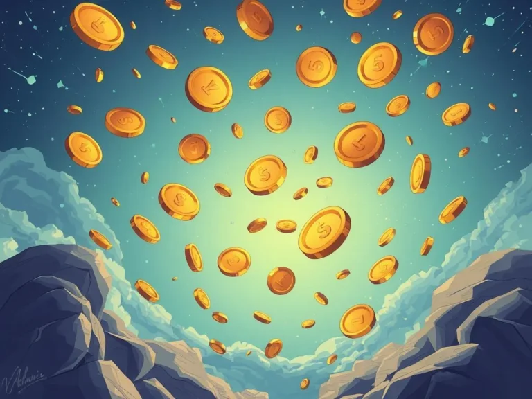 El Significado Profundo del Sueño de Monedas Cayendo del Cielo
