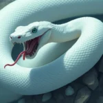 mordido por una serpiente blanca significado