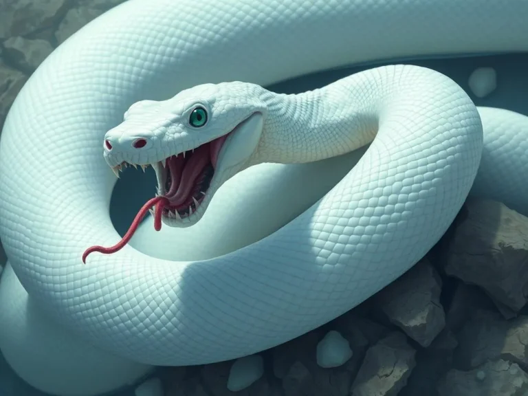 Significado del Sueño de Ser Mordido por una Serpiente Blanca: Interpretaciones y Simbolismo