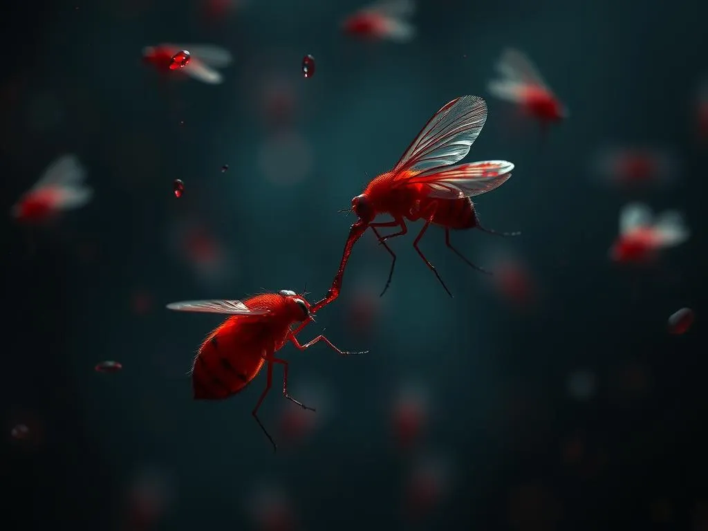 El significado del sueño de las moscas de sangre bebiendo sangre