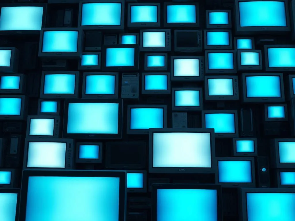 Significado de los Sueños con Muchas Pantallas de Computadora y Televisión