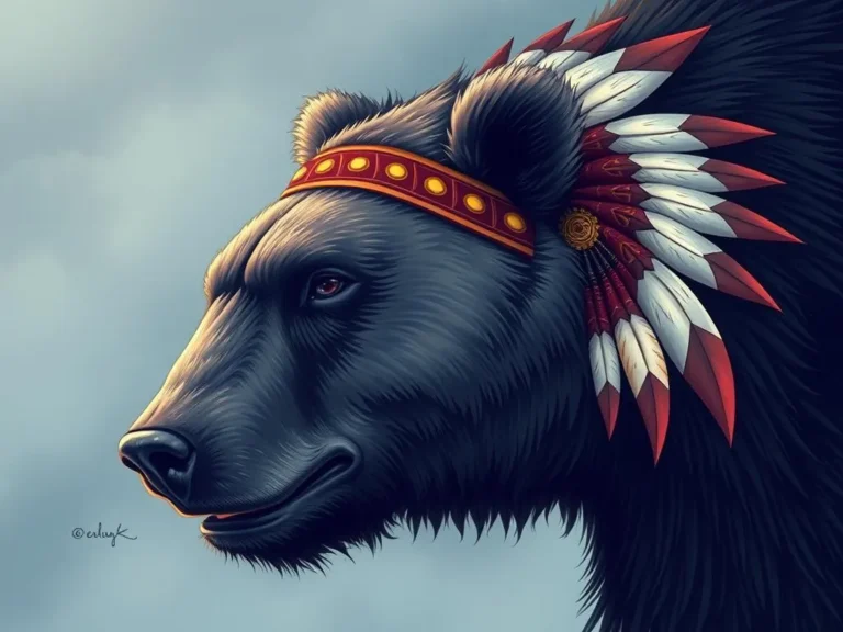 Significado del Sueño de Oso en la Cultura Nativa Americana: Un Vínculo entre lo Espiritual y lo Terrestre