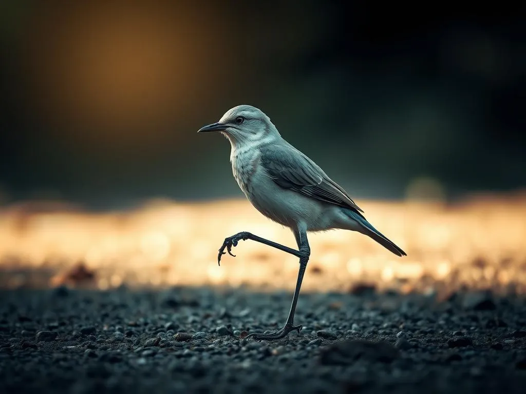 Significado del sueño de un pájaro con una pierna