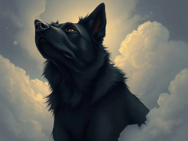 El Significado Espiritual del Perro Negro en los Sueños Cristianos