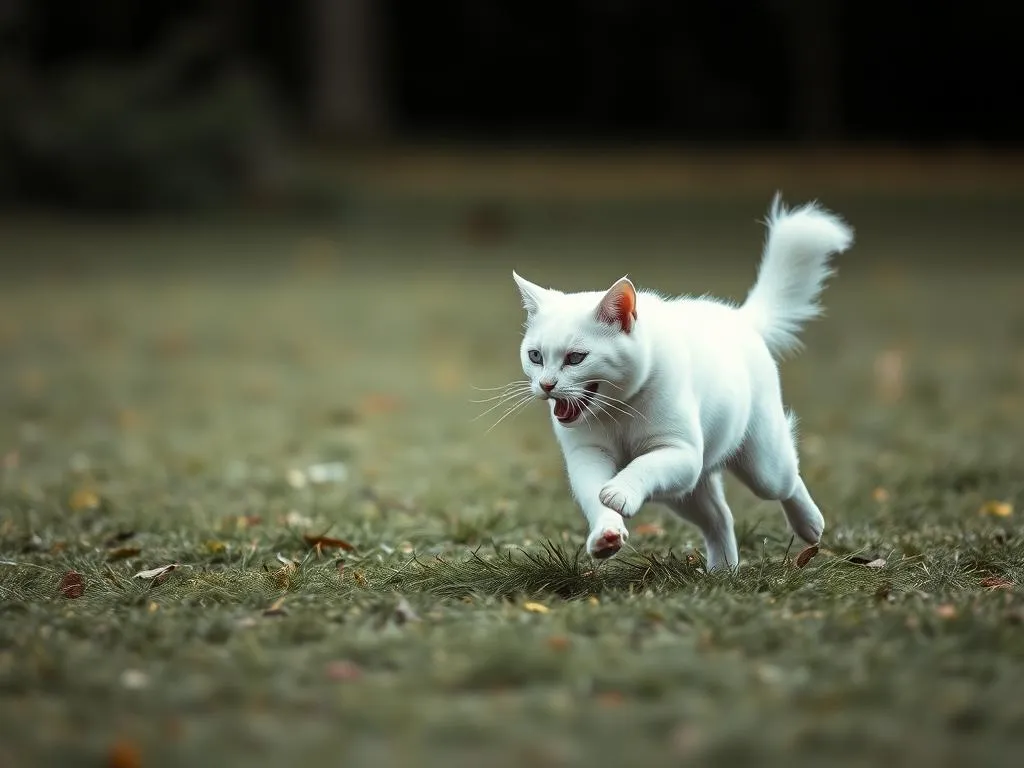 Significado del Sueño de un Perro Persiguiendo a un Gato Blanco