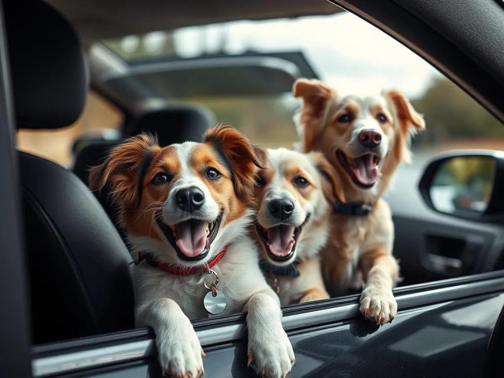 Significado de Soñar con Perros Escapando de Coches