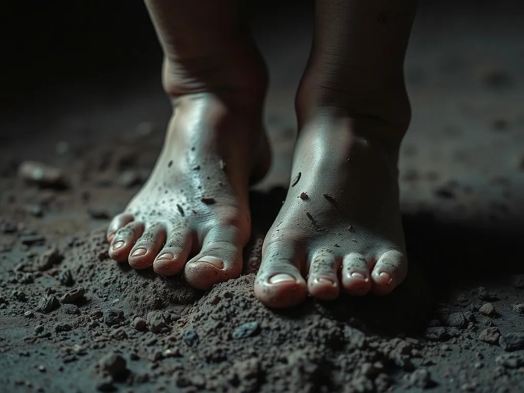 Significado del sueño de los pies sucios