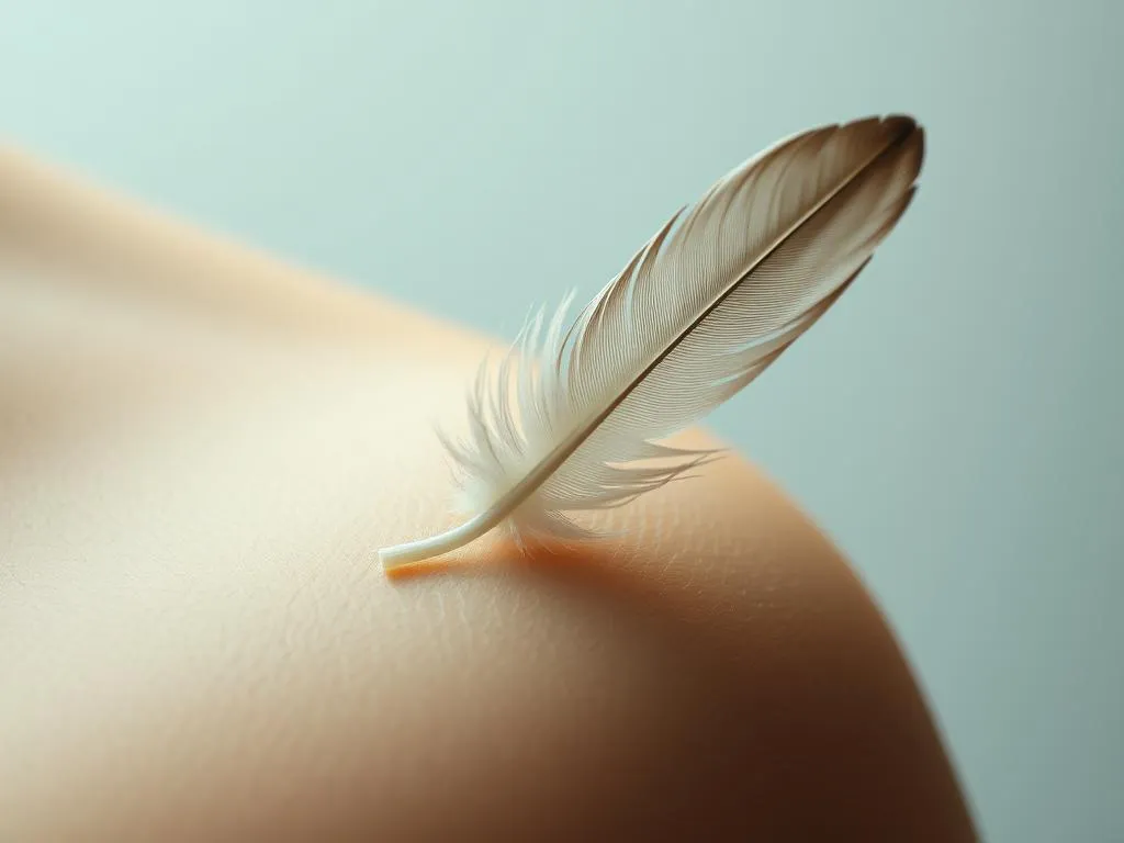 Significado del sueño de una pluma que sobresale de la piel