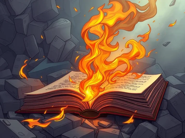 Significado de Soñar con Libros en Llamas: Revelaciones del Conocimiento y la Transformación