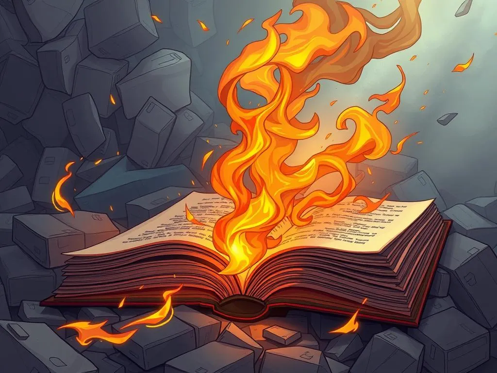 quemar libros suenio significado