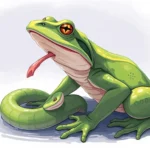 ranas comiendo serpientes significado suenos