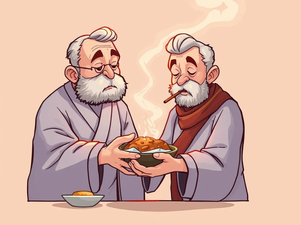 recibiendo comida suenio significado