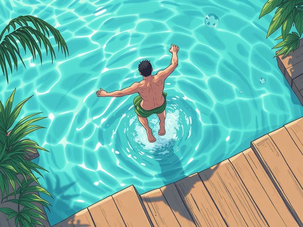 saltar a una piscina significados suenos
