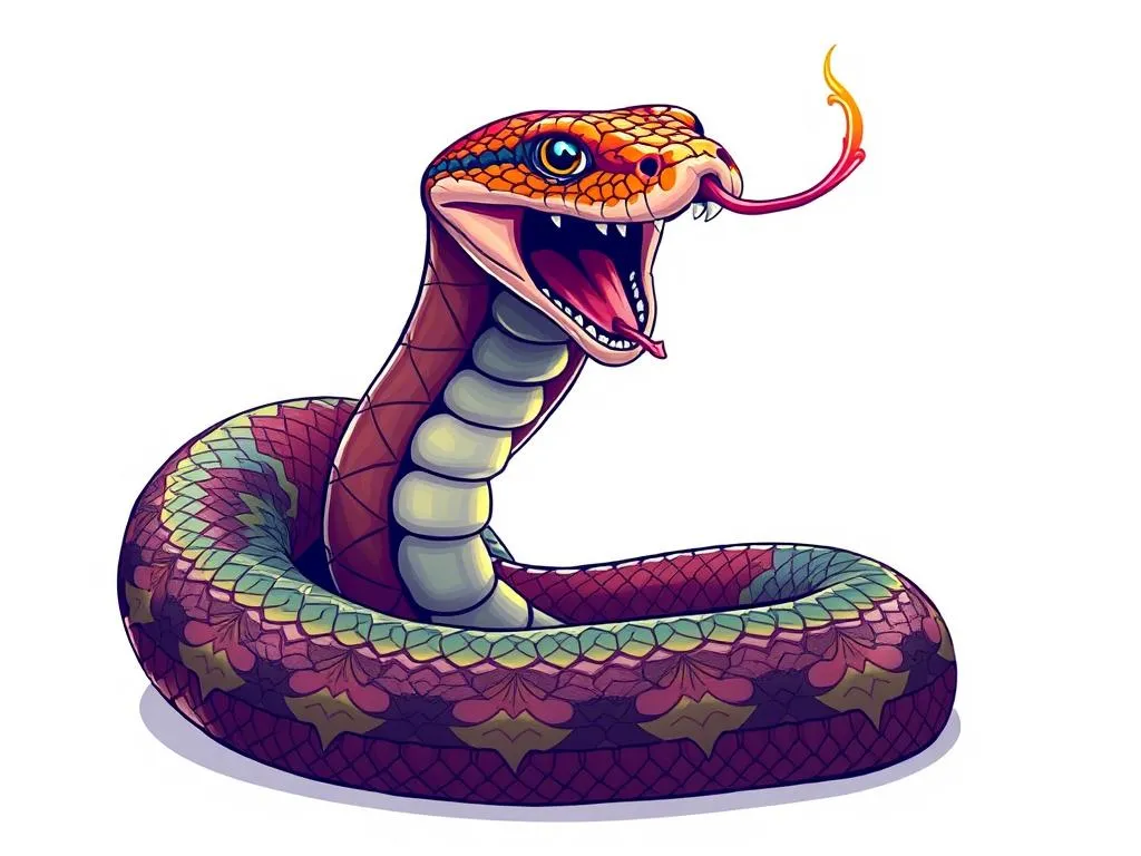 serpiente colorida islam suenos significado