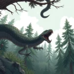 serpiente muerta caida de arboles altos significado suenos