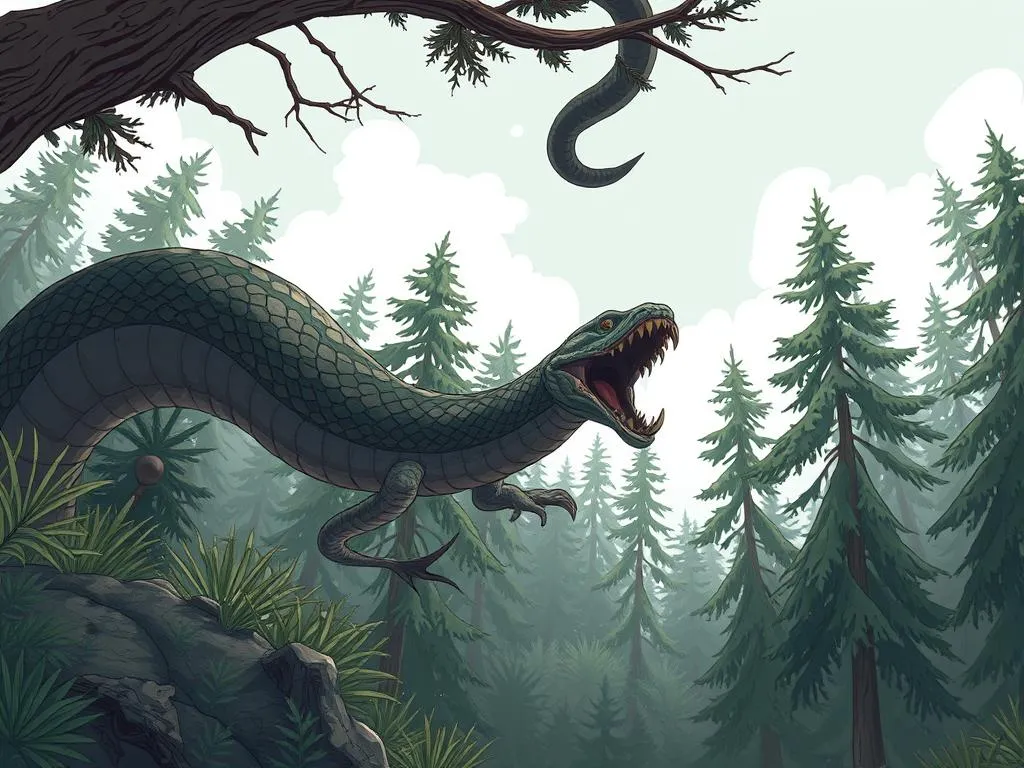 serpiente muerta caida de arboles altos significado suenos