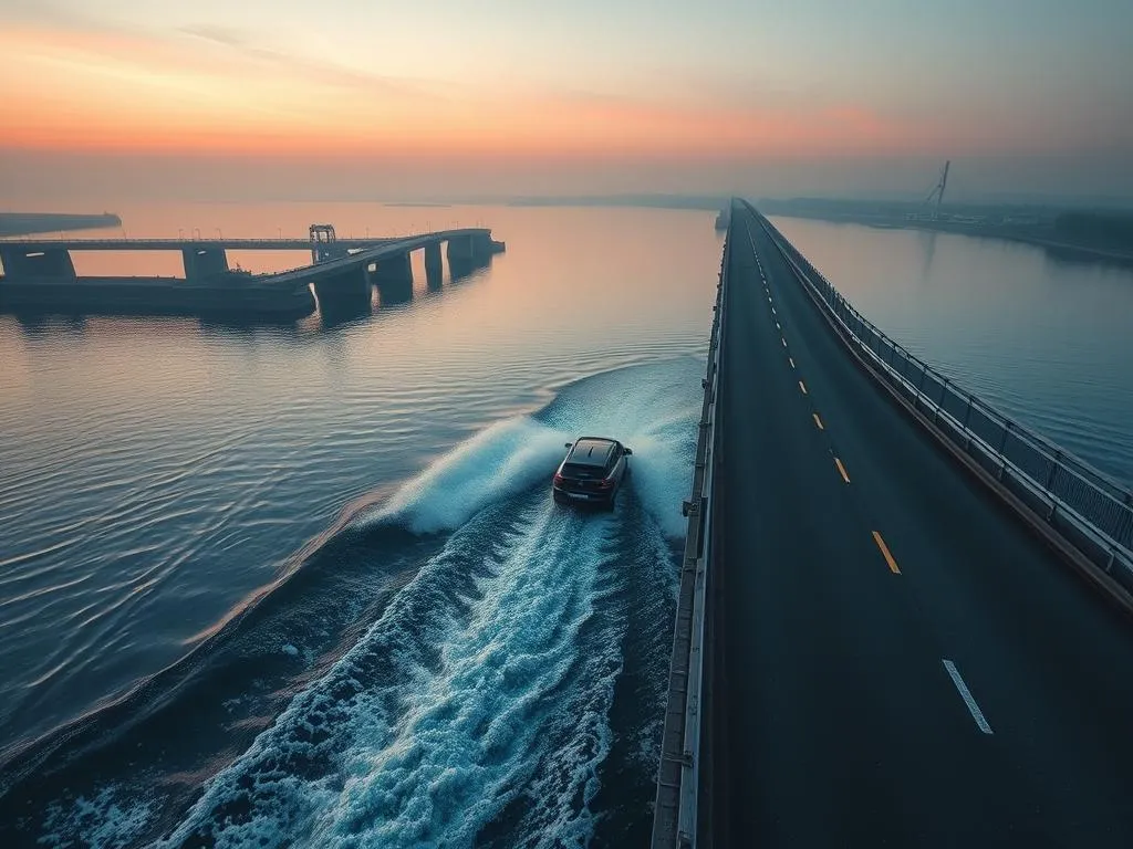 Significado de los sueños: Caer de un puente al agua