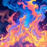 significado del suenho fuego azul