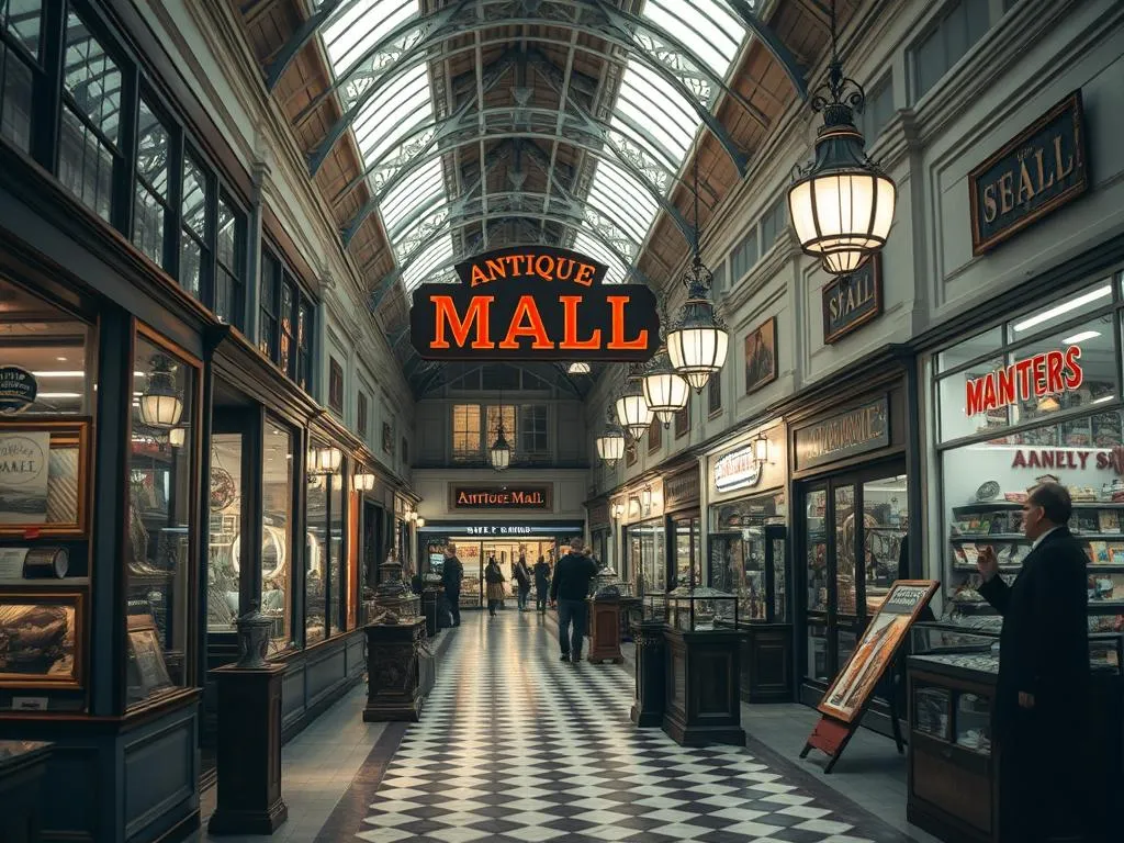 Significado del sueño del centro comercial de antigüedades
