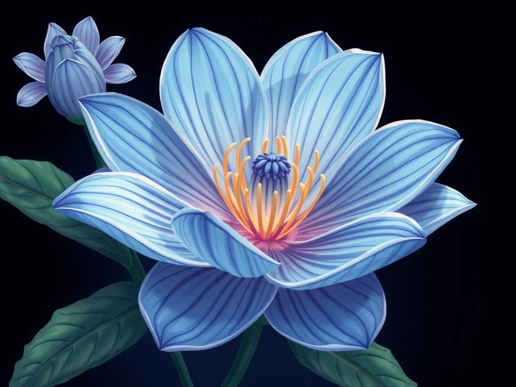 significado suenos flor azul