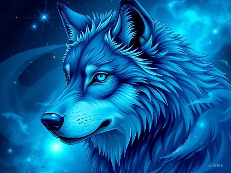 El Significado Espiritual y Simbólico del Sueño del Lobo Azul