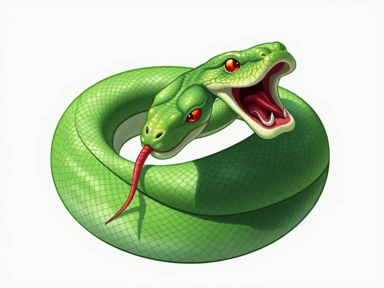 El Significado Espiritual y Psicológico del Sueño de la Serpiente Verde