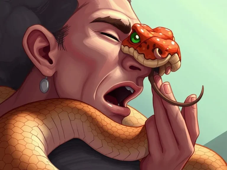 Soñando con Comer una Serpiente: Simbolismo y Significado en los Sueños
