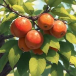 sonando con frutas en un arbol