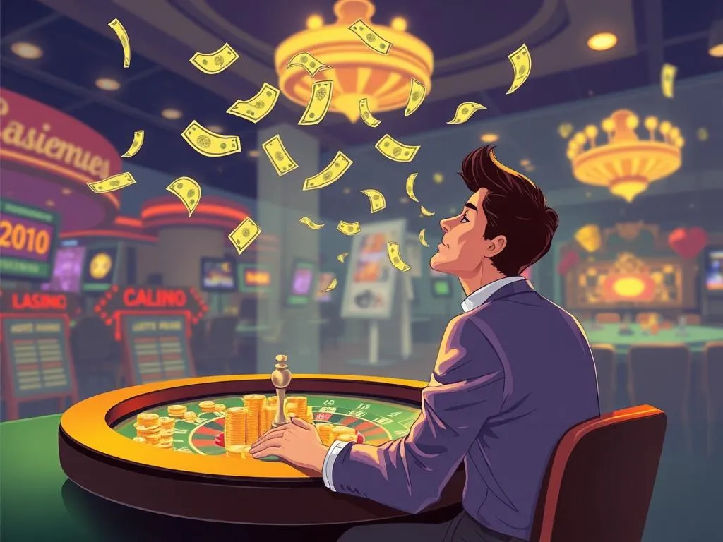 sonando con ganar dinero en un casino