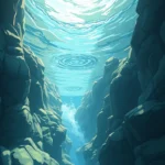 suenio de agua clara profundo